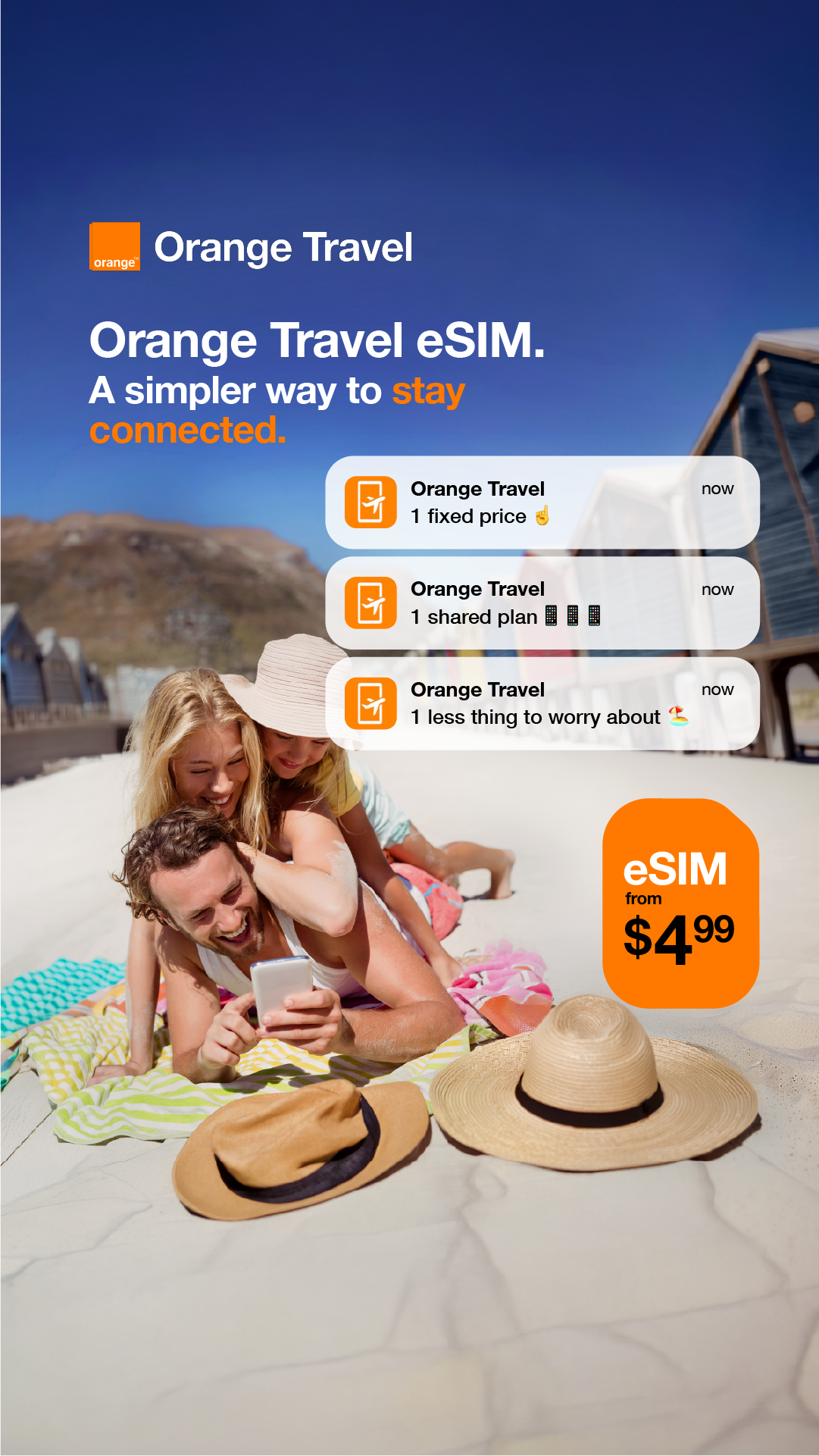 Orange Travel Facebook ad