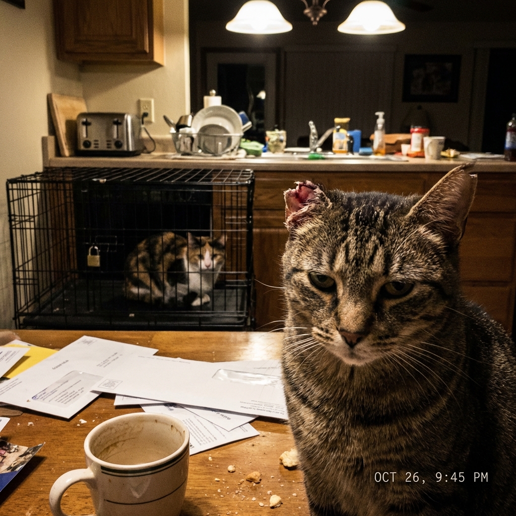 Anne's Cat Diary Facebook ad: Cats Keep Fighting? Read this NOW