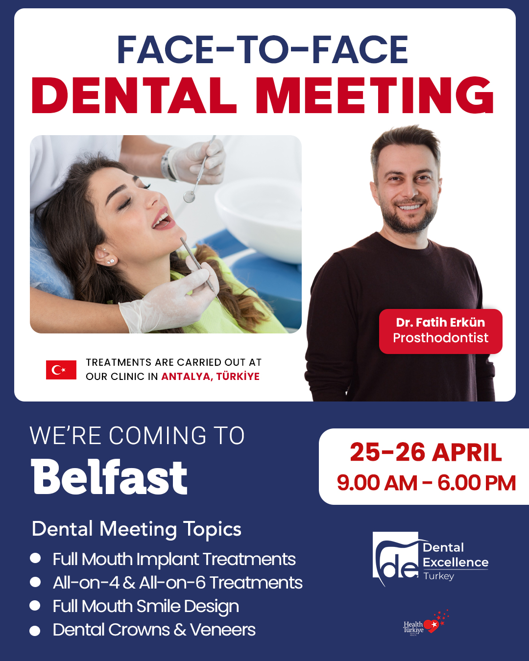 De Clinic / Dental Excellence Turkey Facebook ad