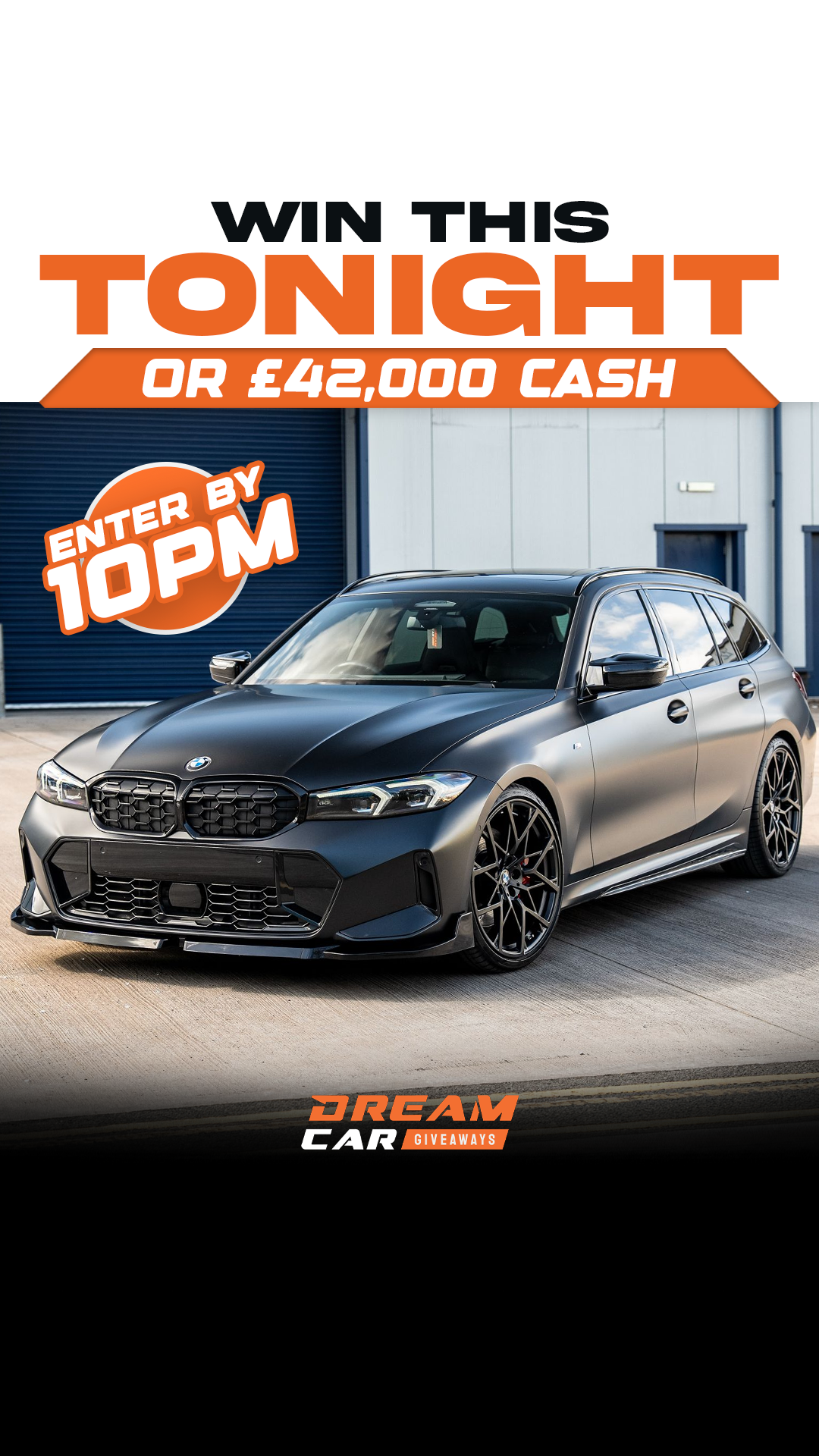 Dream Car Giveaways Facebook ad