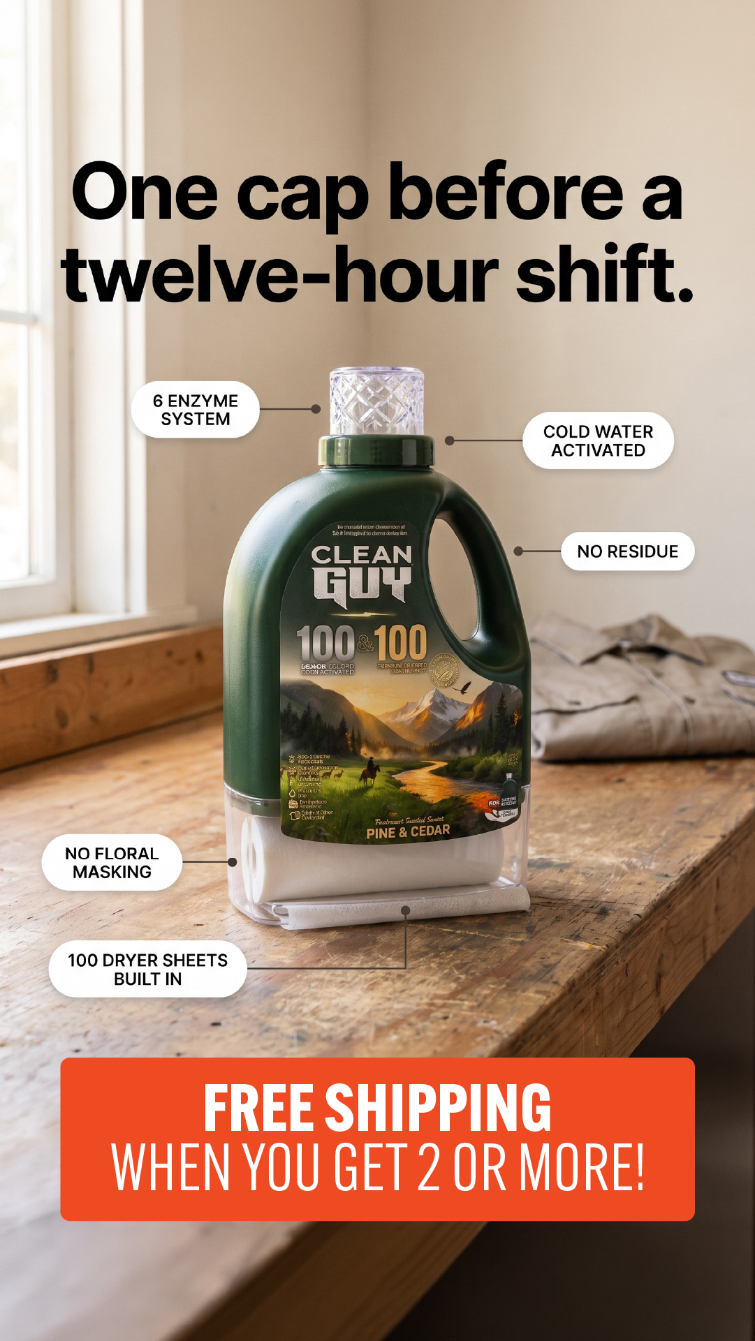 Clean Guy Facebook ad