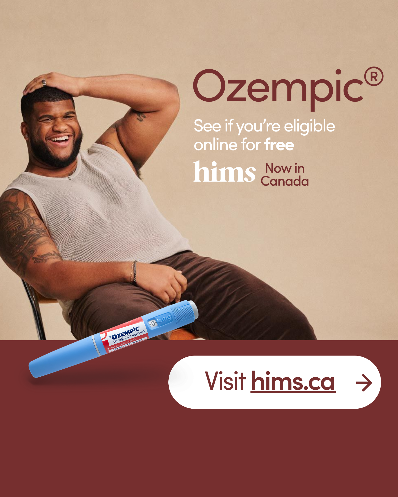hims Facebook ad
