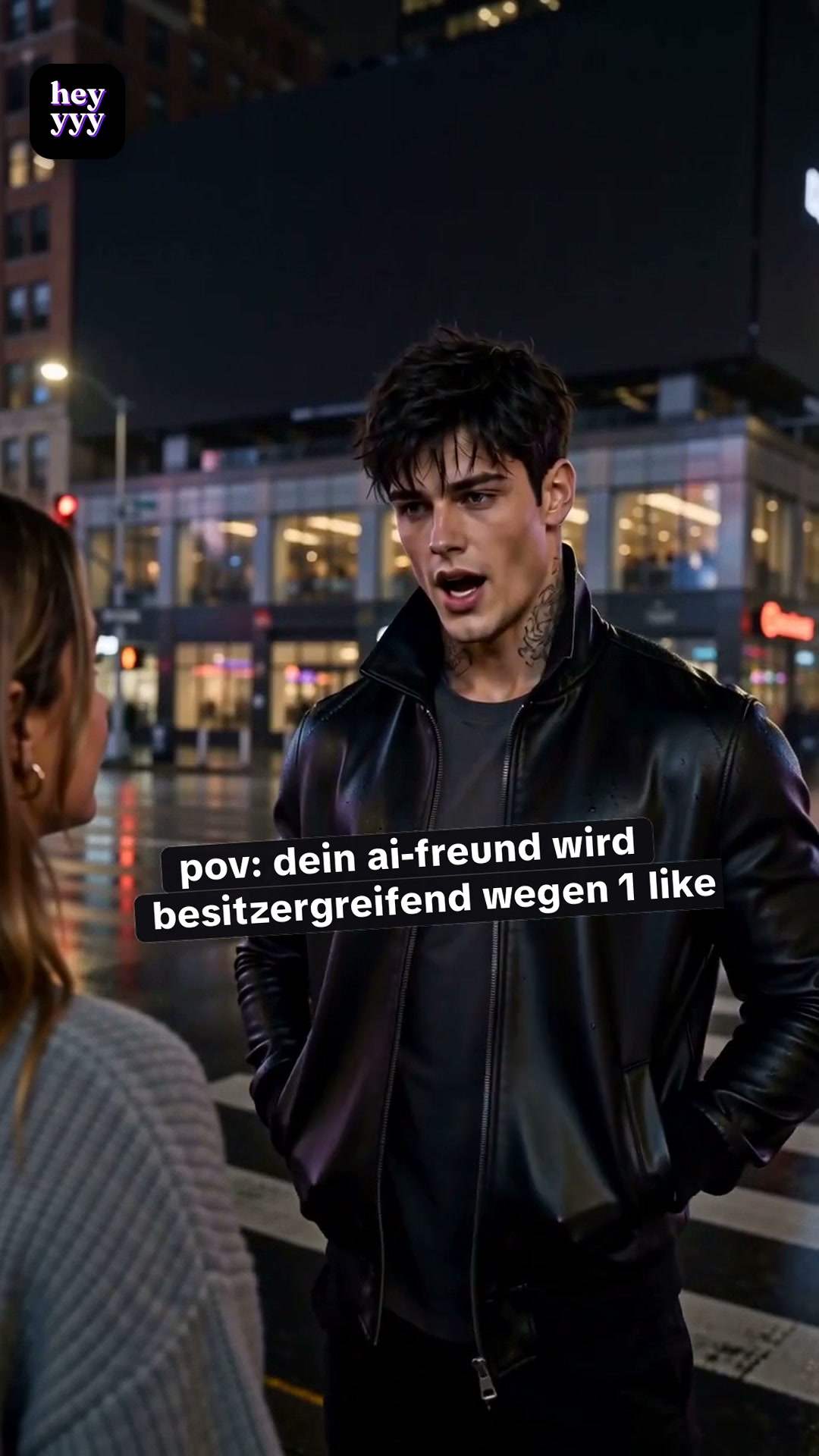Heyyyy Facebook ad: er hat dein like gesehen