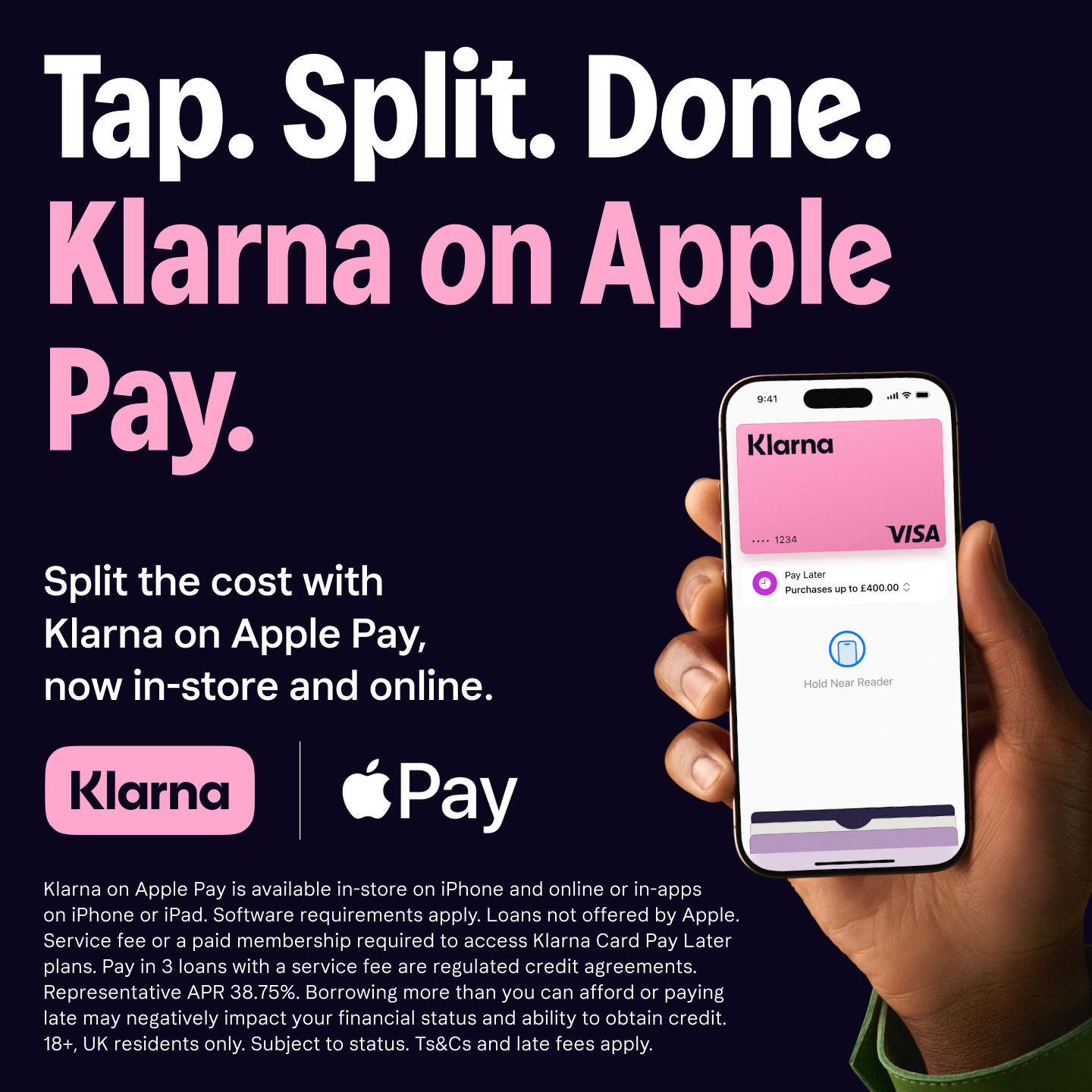 Klarna Facebook ad