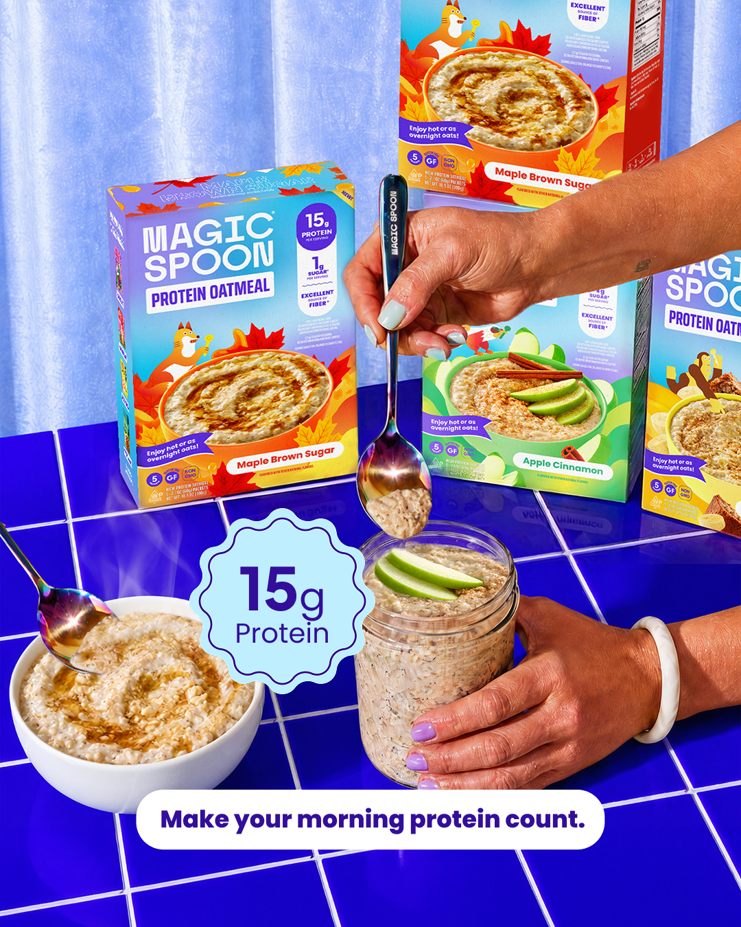 Magic Spoon Cereal Facebook ad: Hot or Overnight Oats, Upgraded