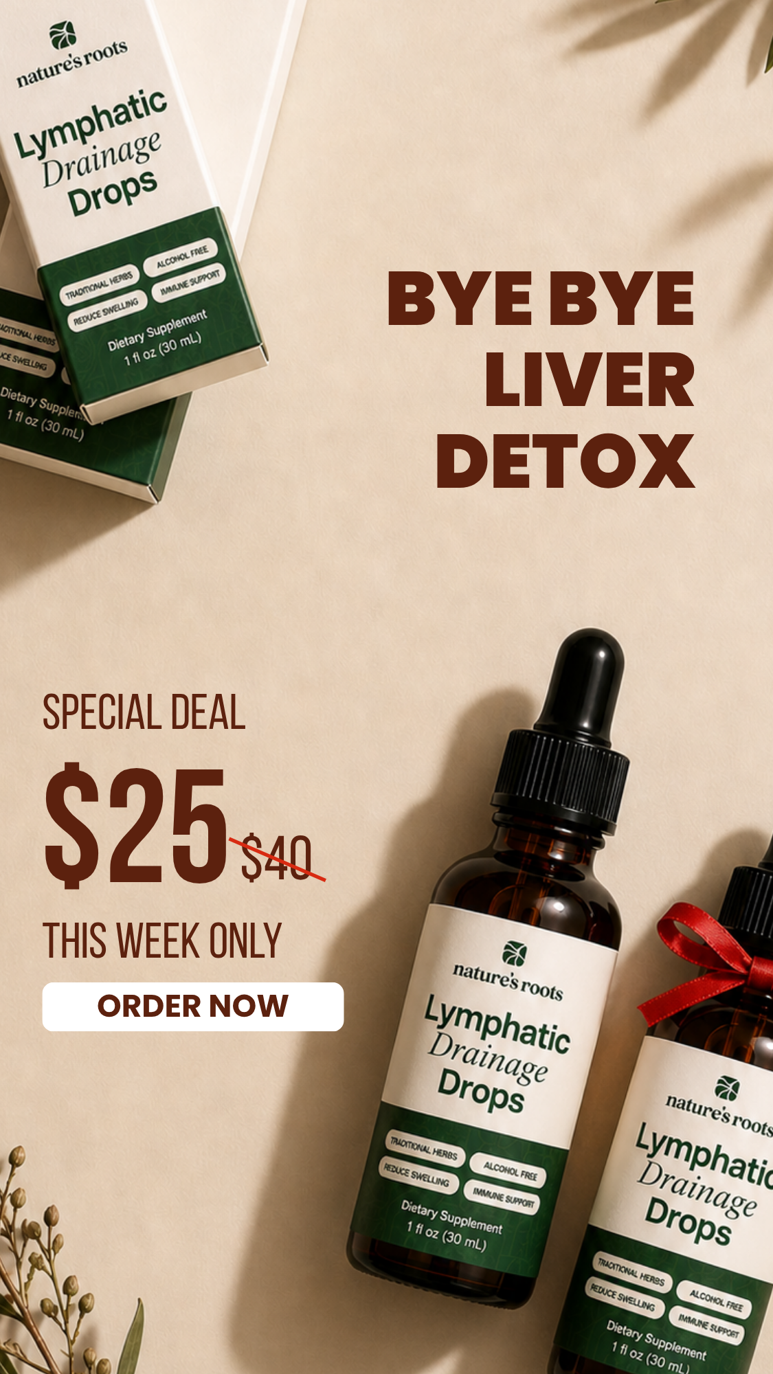 Natures Roots Facebook ad