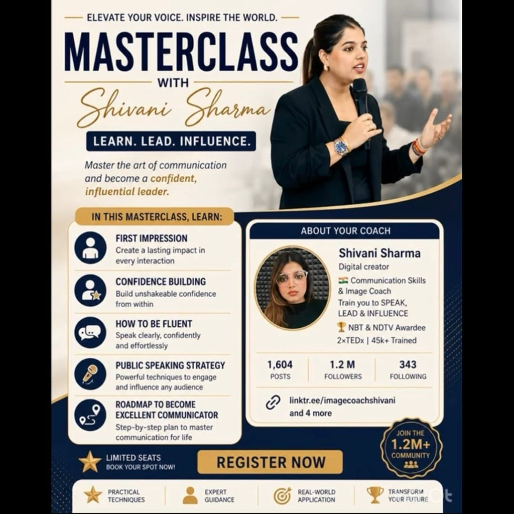 Shivani Sharma Facebook ad: Register for 2-Hours Advanced Spoken English &…