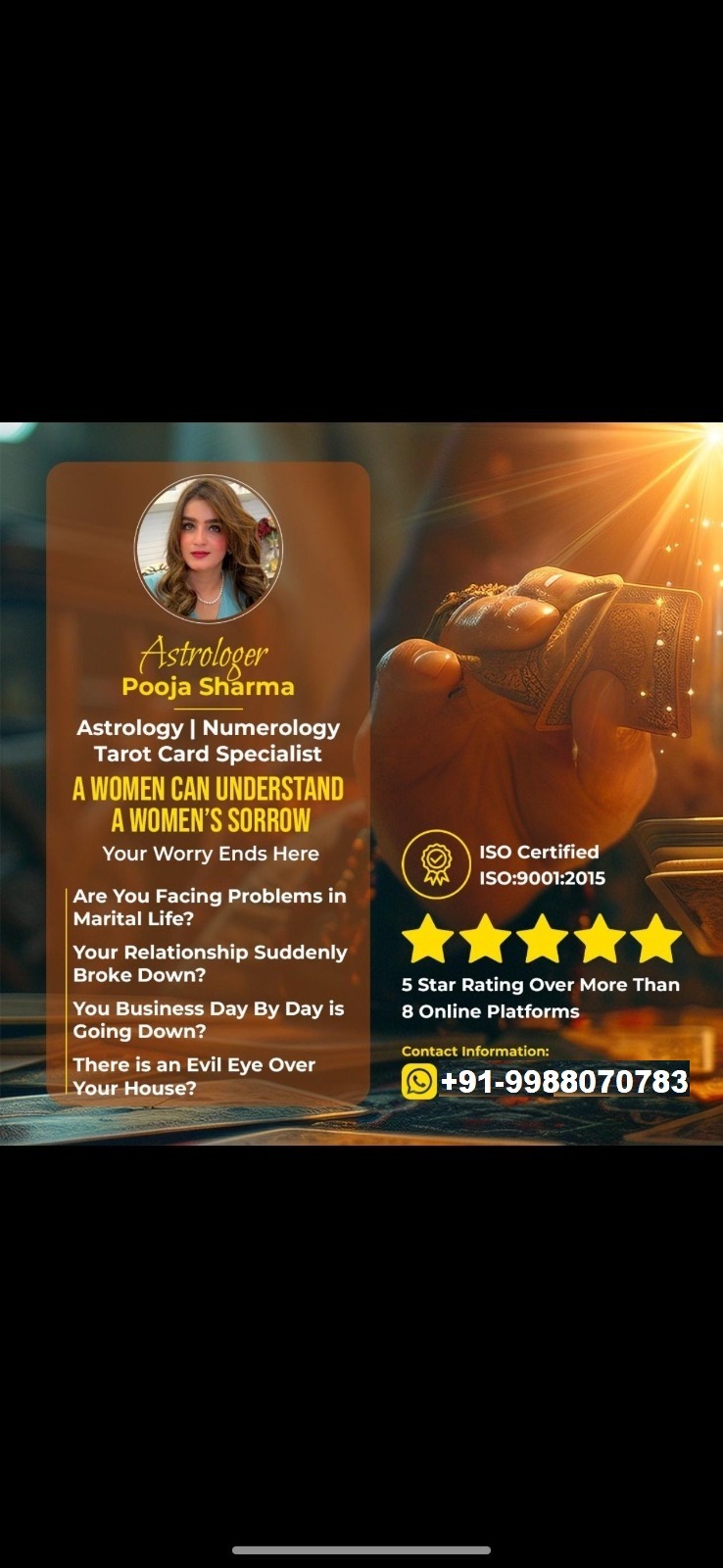 Pooja Spirituality Facebook ad from Apr 16, 2026