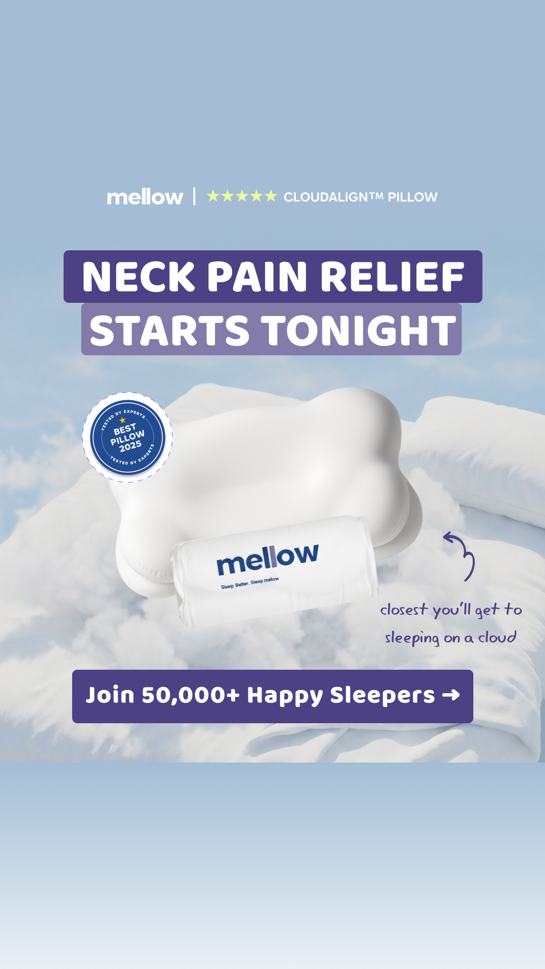 Mellow Sleep Facebook ad