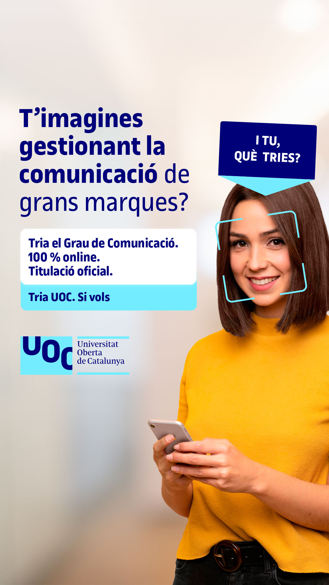 Universitat Oberta de Catalunya (UOC) Facebook ad