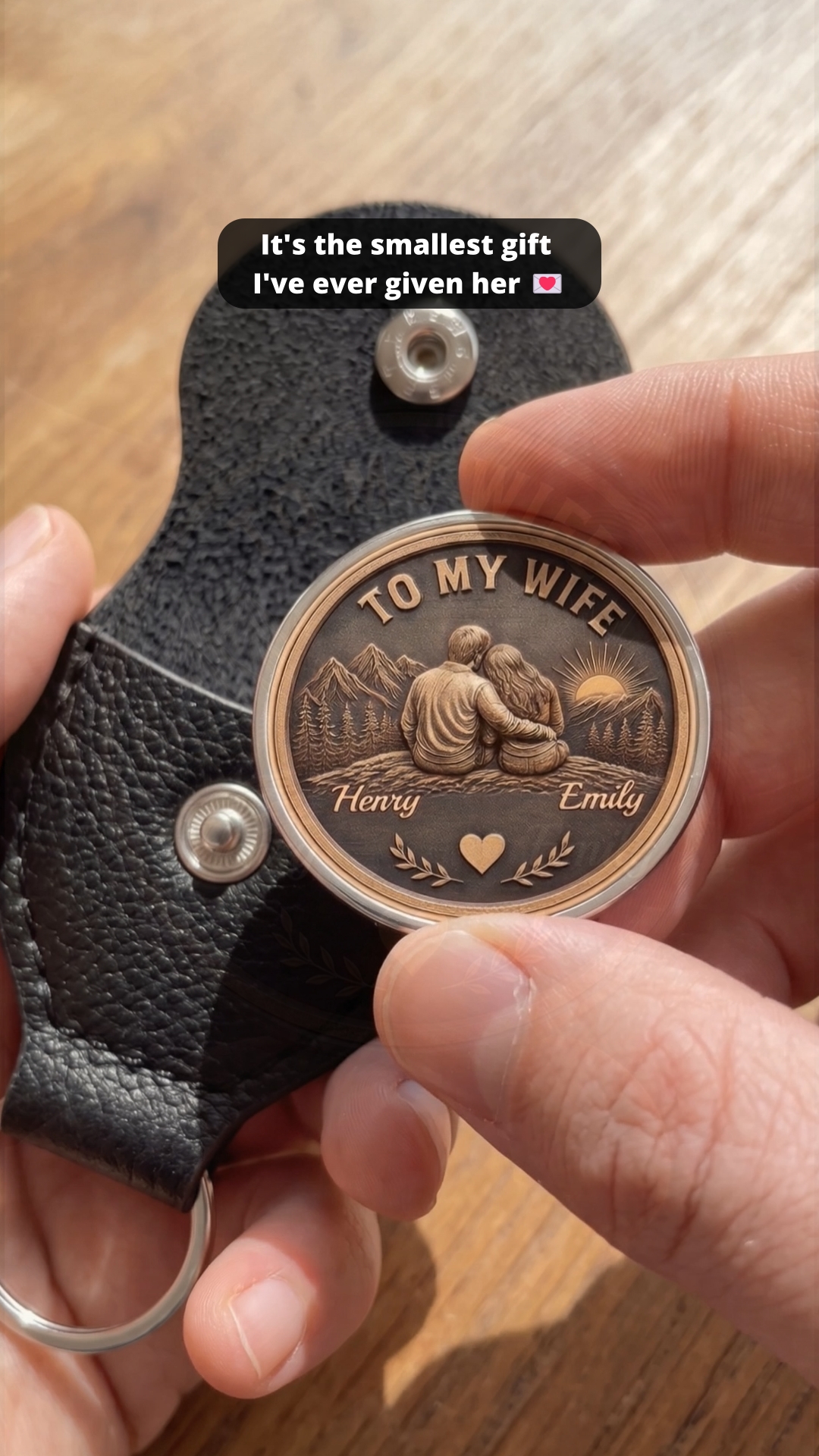 Pawfect House Corner Facebook ad: For couples, this personalized pocket hug celebrates a…