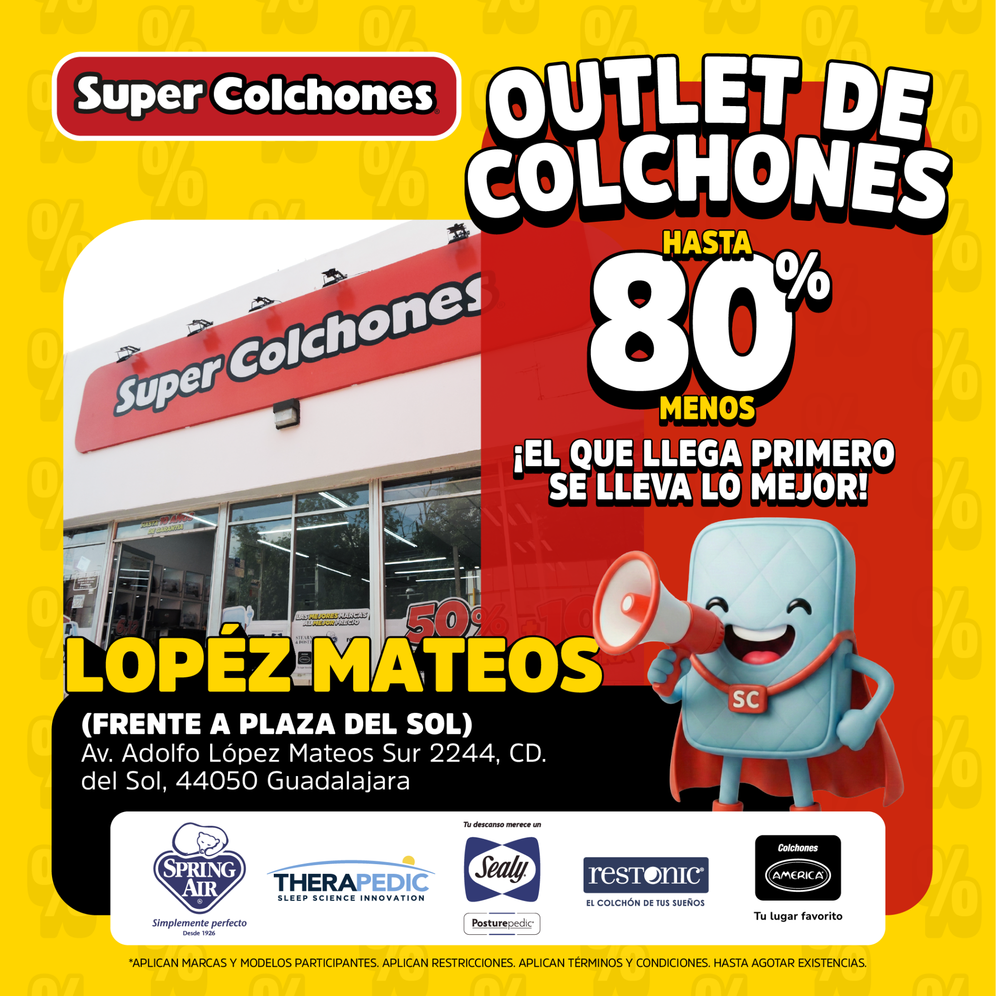 Super Colchones Pacífico Facebook ad