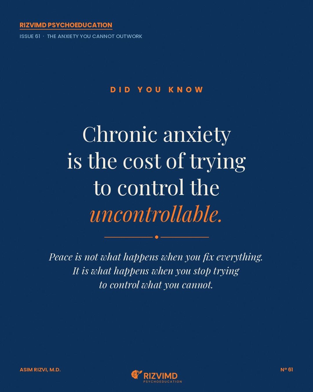rizvimdpsychoeducation Facebook ad: Did you know?