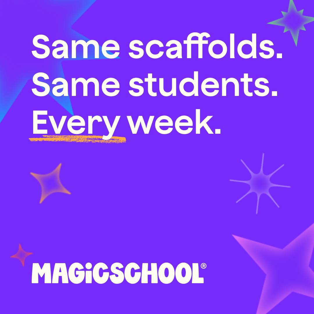 MagicSchool.ai Facebook ad: You've made great things with MagicSchool before.