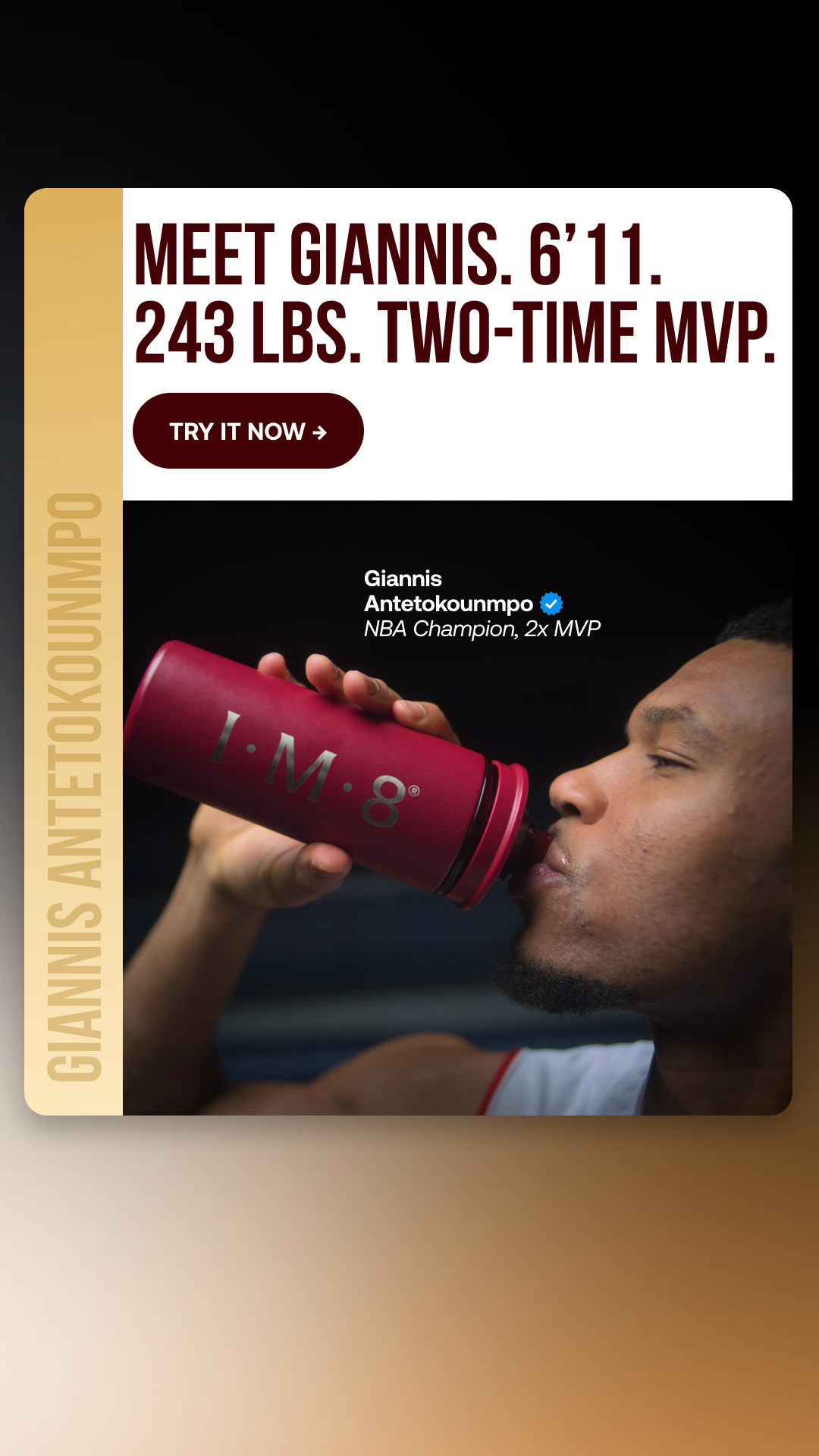 Giannis Antetokounmpo Facebook ad