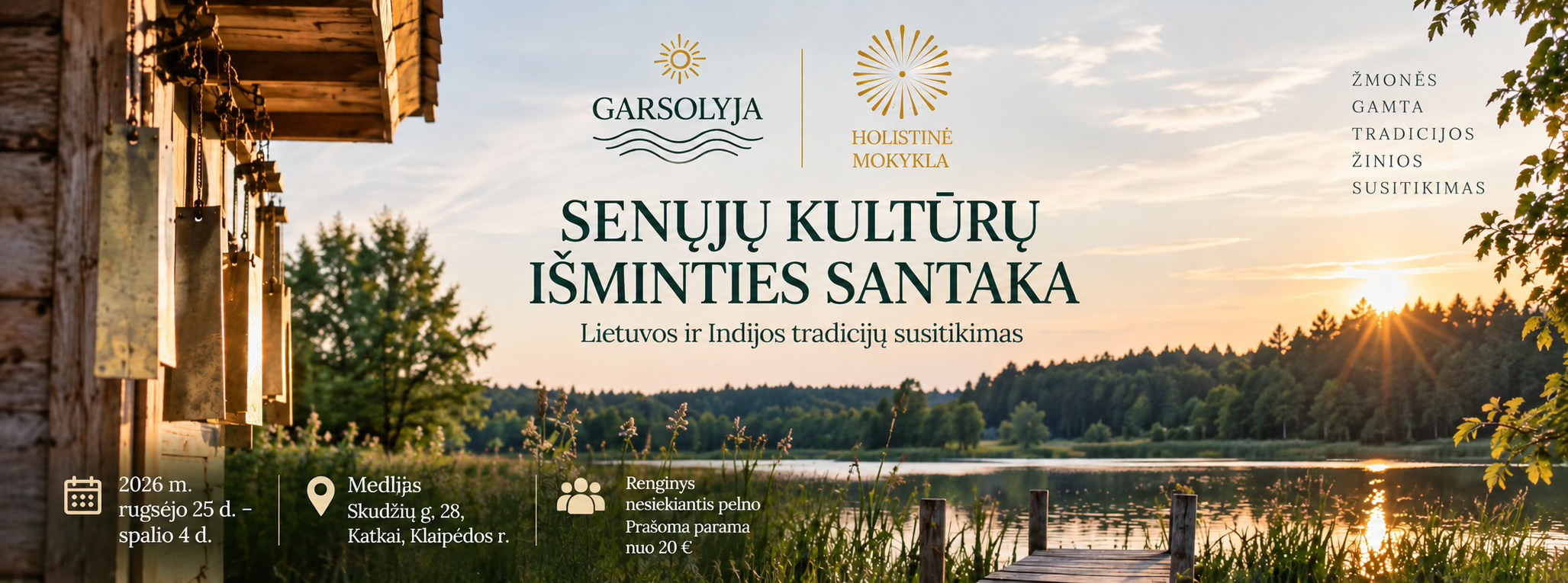 Holistinė Mokykla Facebook ad: Senųjų kultūrų išminties santaka: Lietuvos ir Indijos…