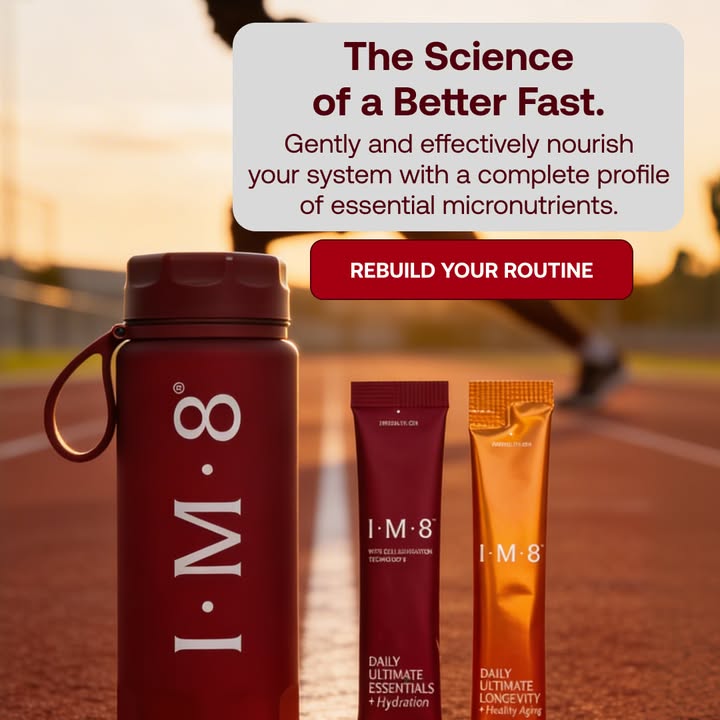 IM8 Global Facebook ad: The Beckham Stack: Nutrition Meets Longevity