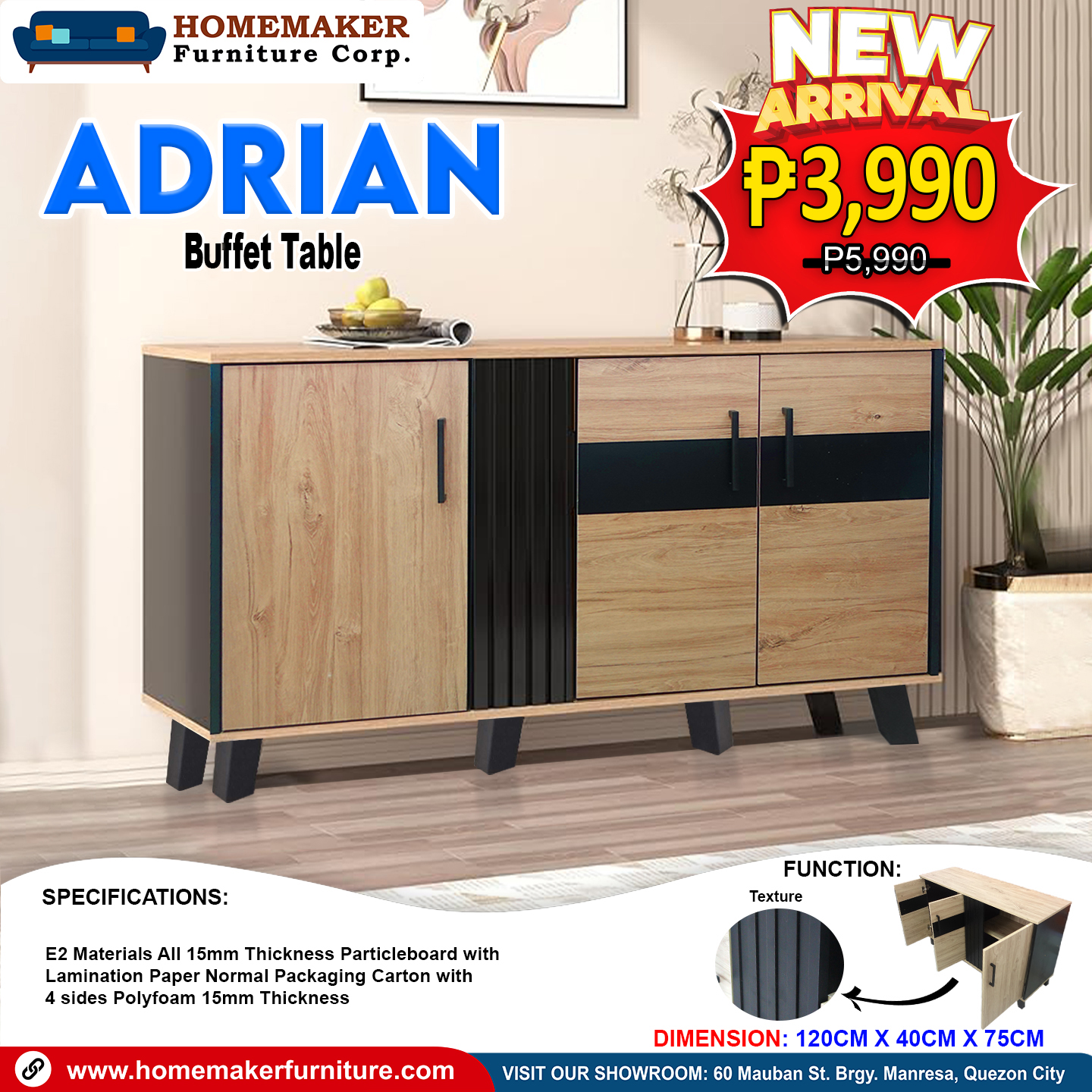 Homemaker Furniture - Quezon City Facebook ad: Something NEW and AFFORDABLE is coming your way!