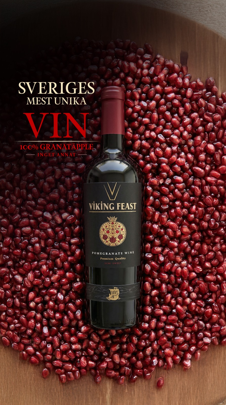 Feast 4 Vikings Facebook ad: Unikt vin. Rankat #1 i sin kategori 169 kr