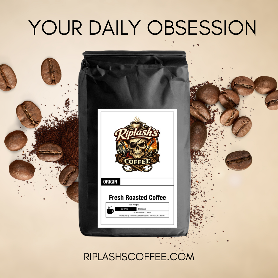 Riplash's Coffee Facebook ad: Veteran-Owned. Bold by Design.