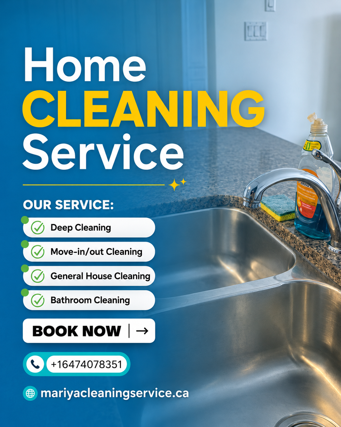 Mariya Cleaning Services Facebook ad