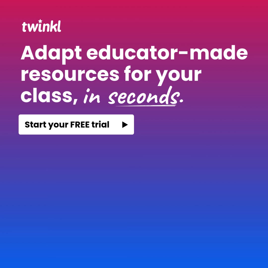 Twinkl Resources Facebook ad: Right Resource, Wrong Level? Fixed