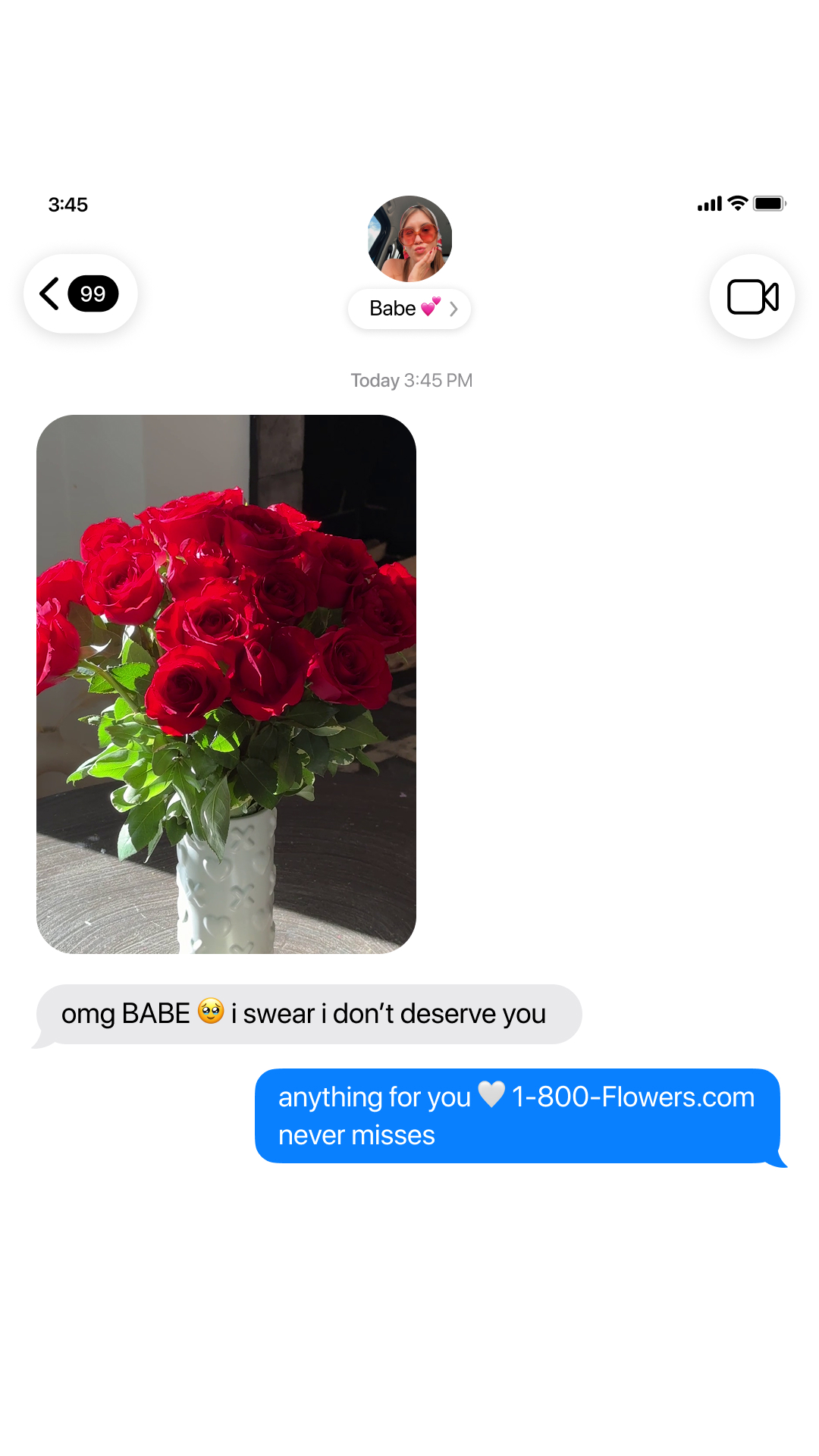 1-800-Flowers.com Facebook ad