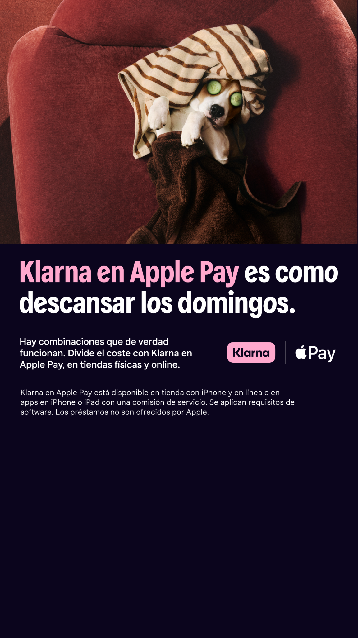 Klarna Facebook ad