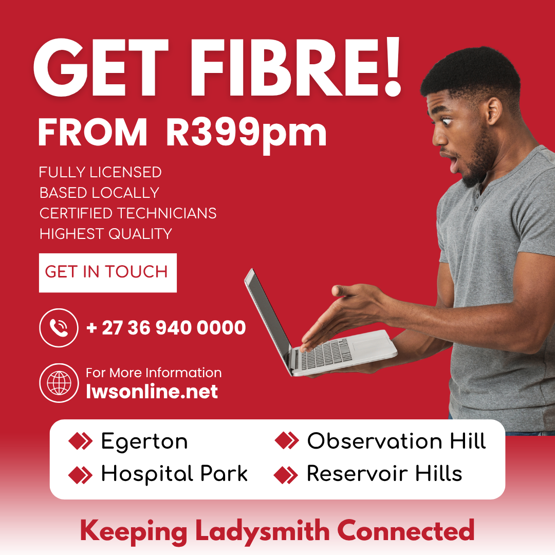 Ladysmith Wireless Solutions Facebook ad: GET CONNECTED