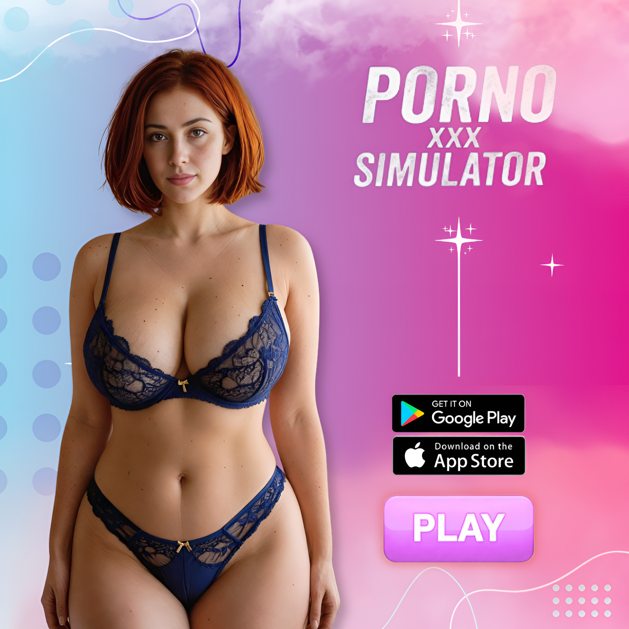 Ecstasy Estate 18+ Facebook ad: Seductive AI Woman of the New Generation