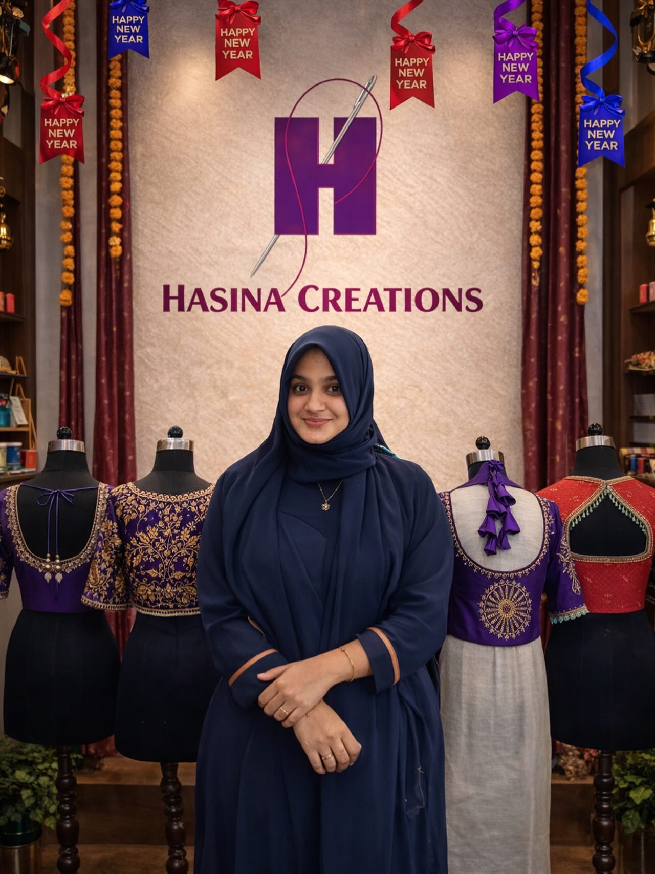 hasina_creations Facebook ad: May this new year bring a divine guidance…