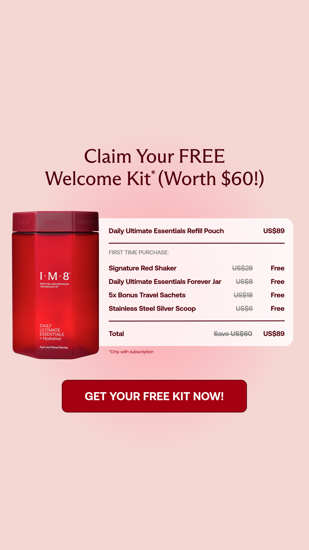 IM8 Health Facebook ad