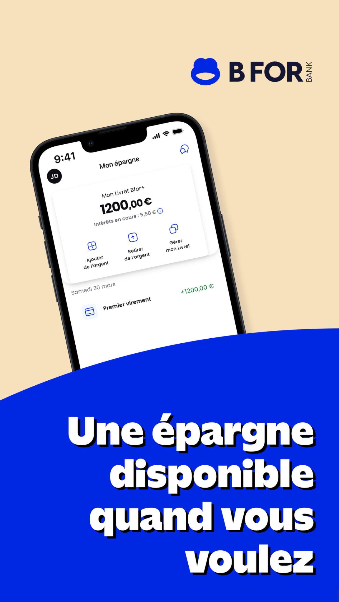 BforBank Facebook ad