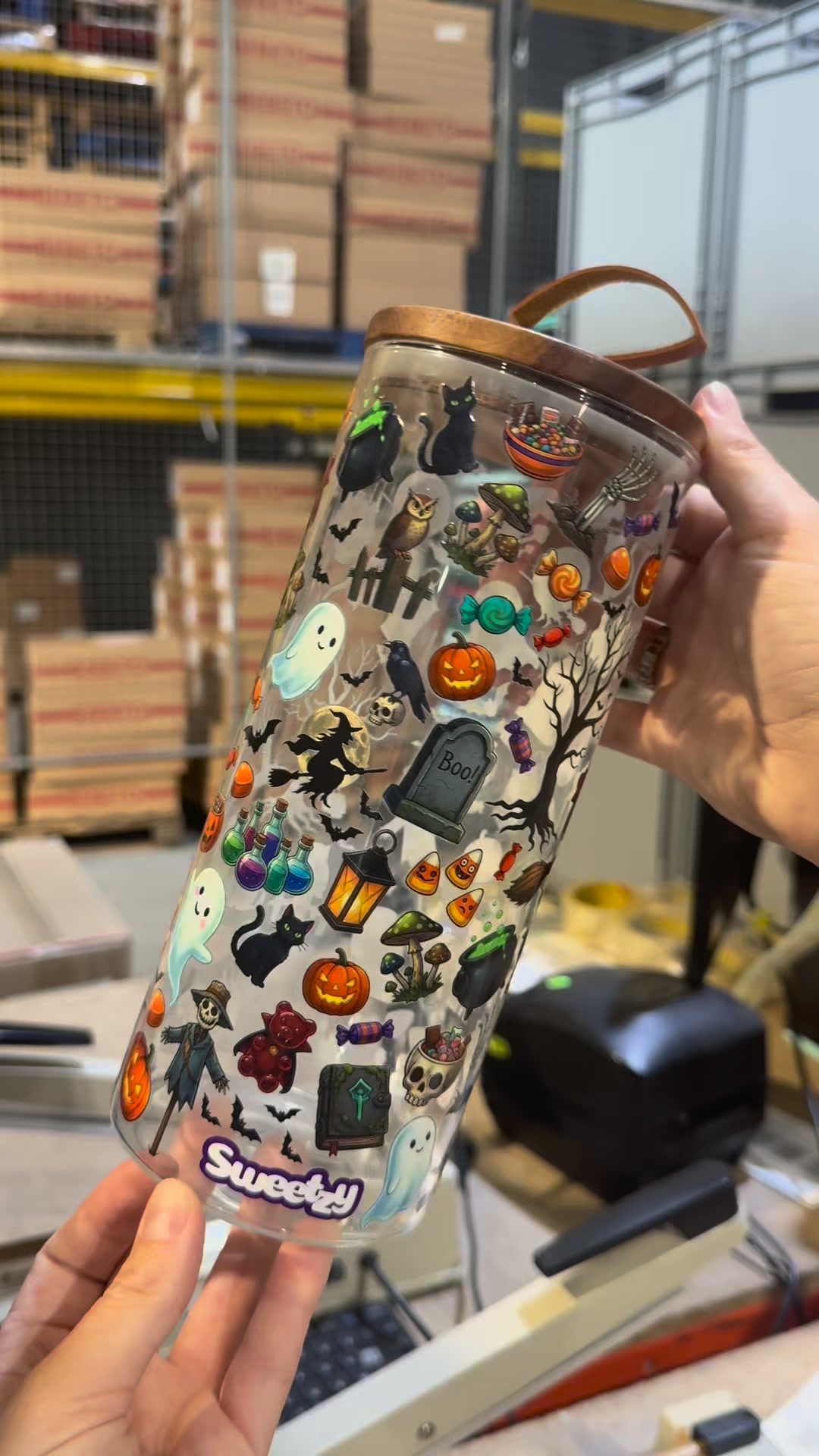 Sweetzy Facebook ad: Halloween Pick 'n' Mix Jar | £15