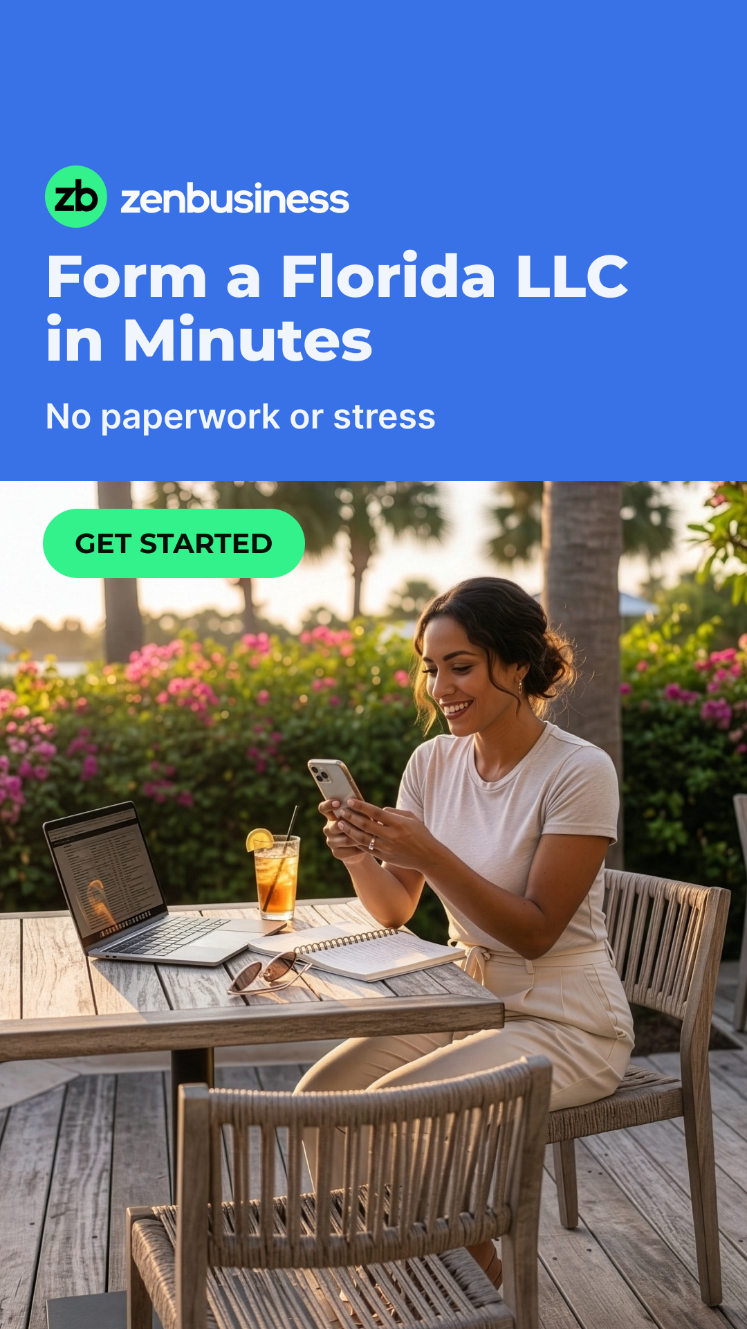 ZenBusiness Facebook ad