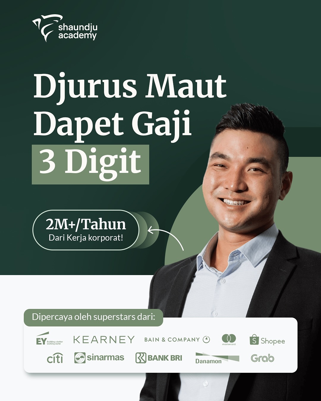 theoneandonlyshaundjuhari Facebook ad: Mau tau caranya supaya karir lo melejit dan…