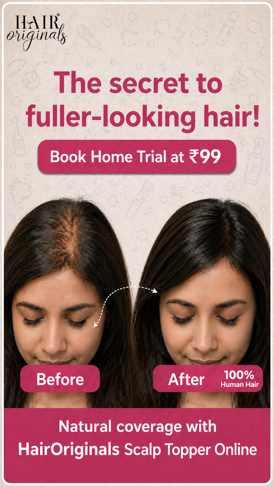 HairOriginals Facebook ad