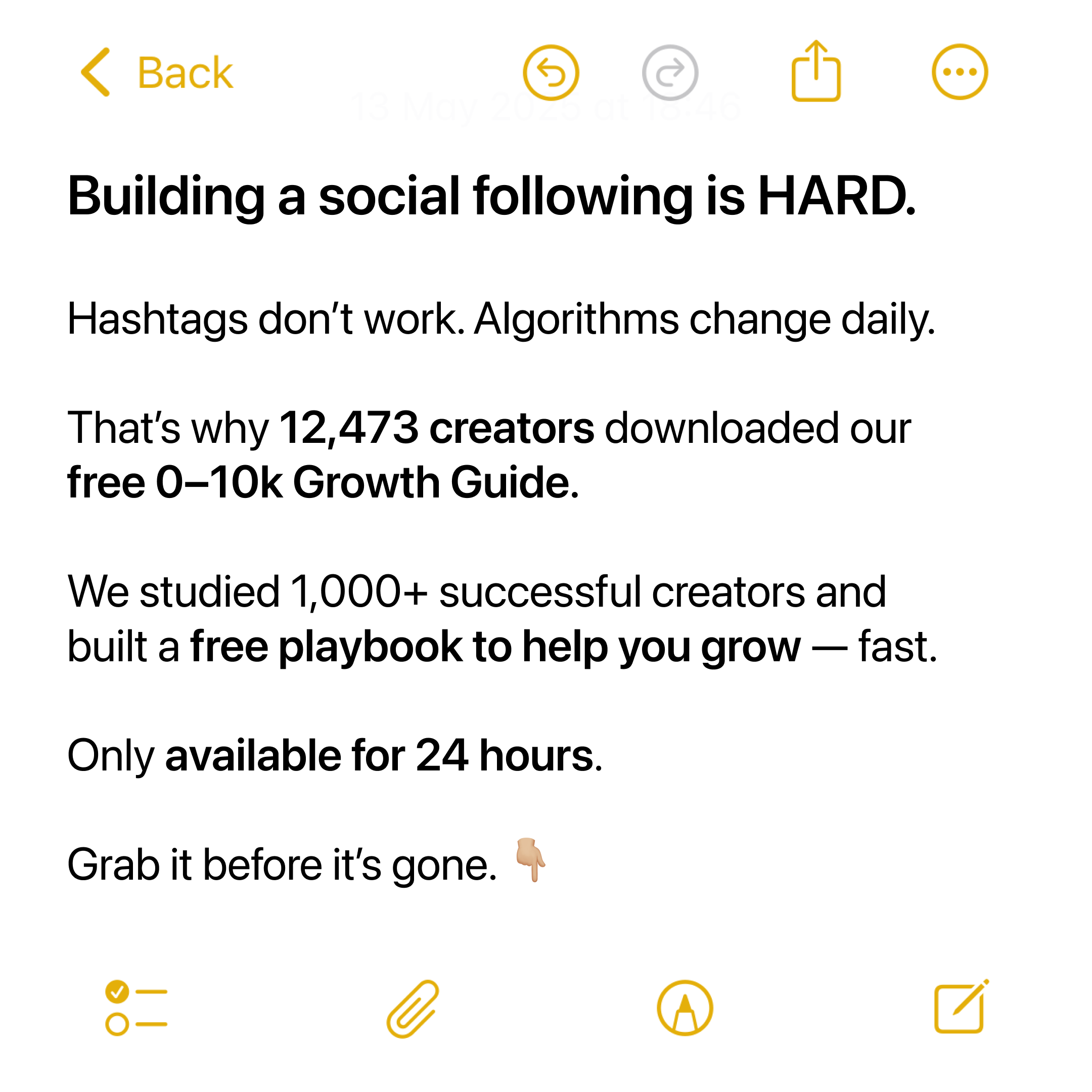 Creator Spotlight Facebook ad