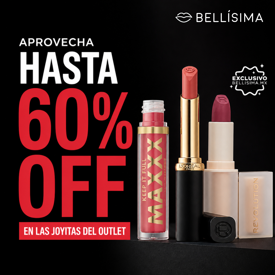 Bellisima Facebook ad: ¡Hasta 60% OFF!