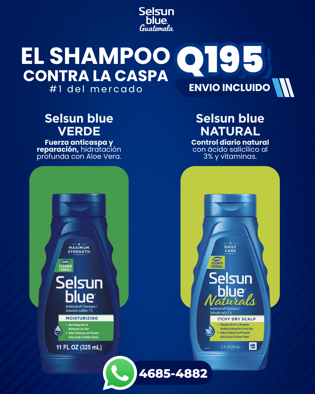 Selsun blue Guatemala Facebook ad from Apr 6, 2026