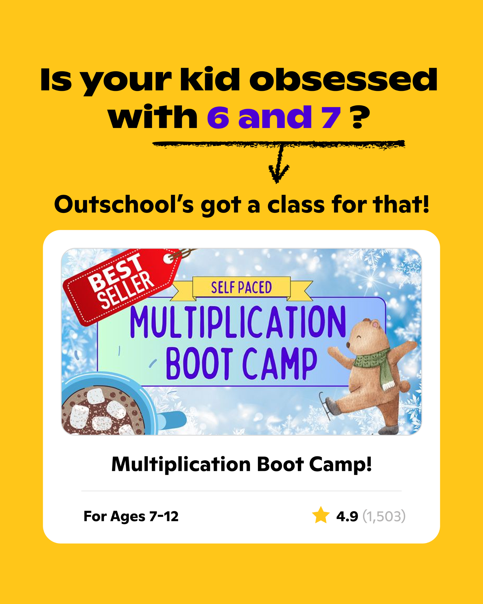 Outschool Facebook ad