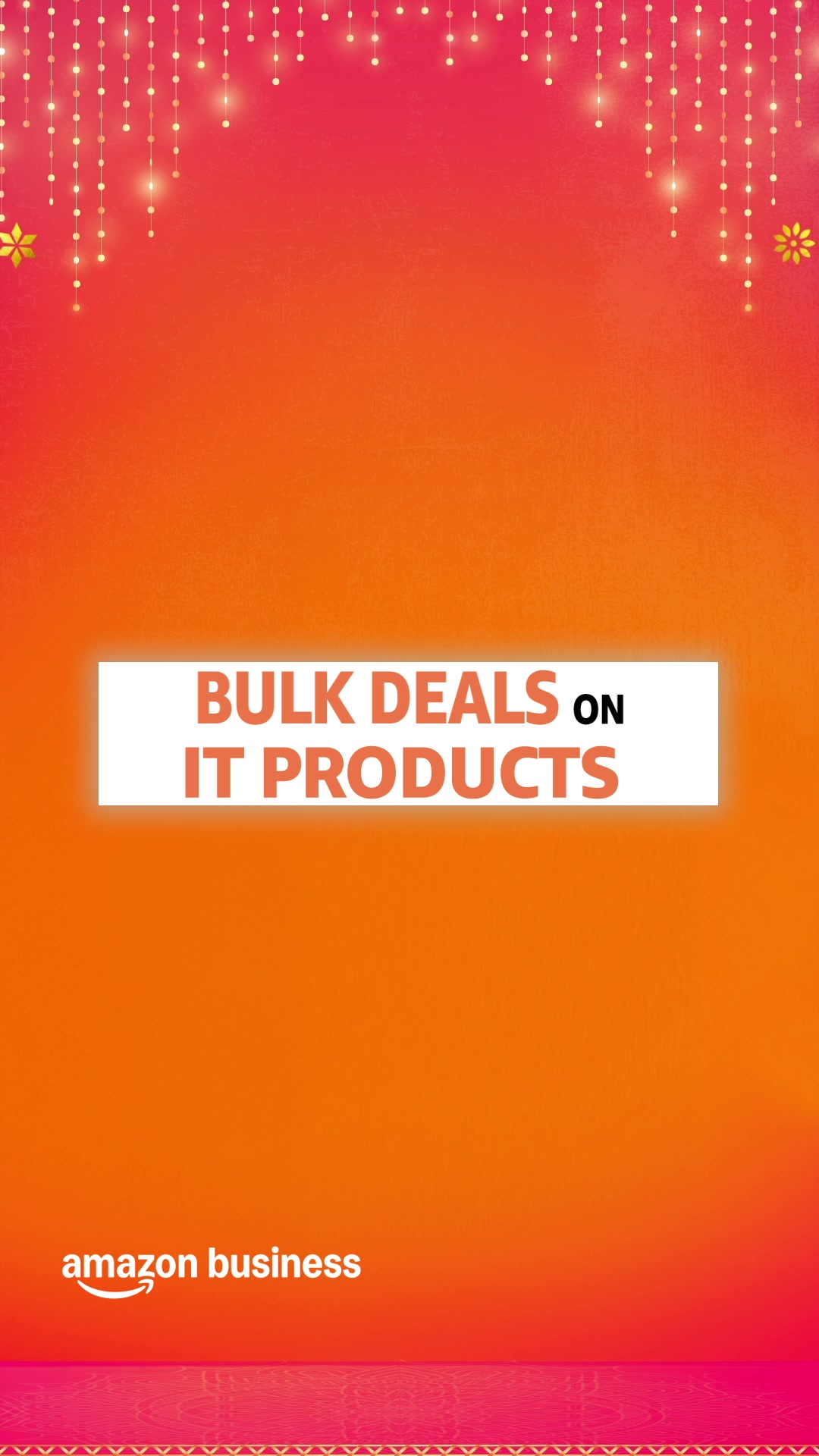 Amazon Business India Facebook ad: Get Wholesale prices and upto 10% Welcome Cashback