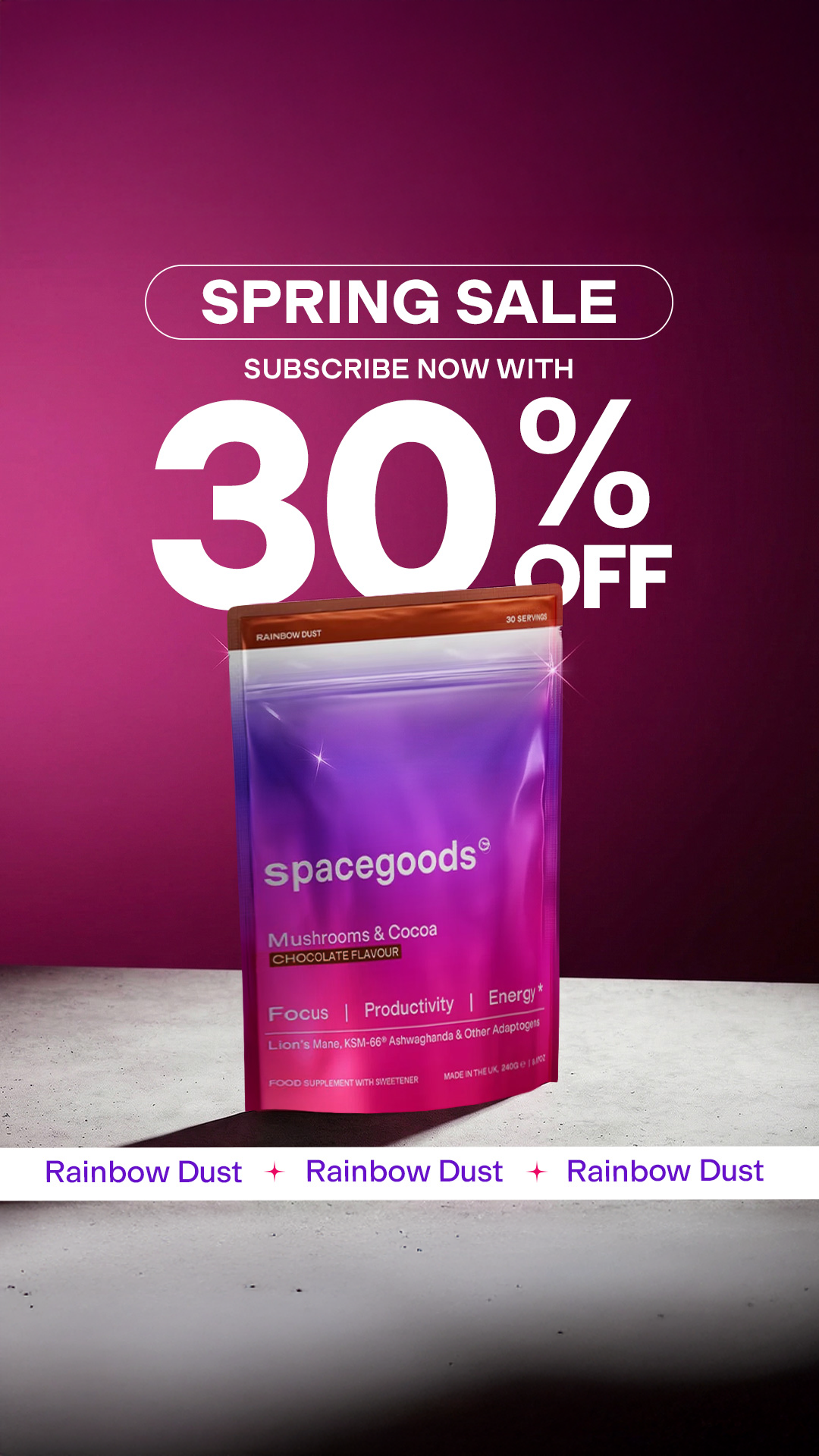 Spacegoods Facebook ad