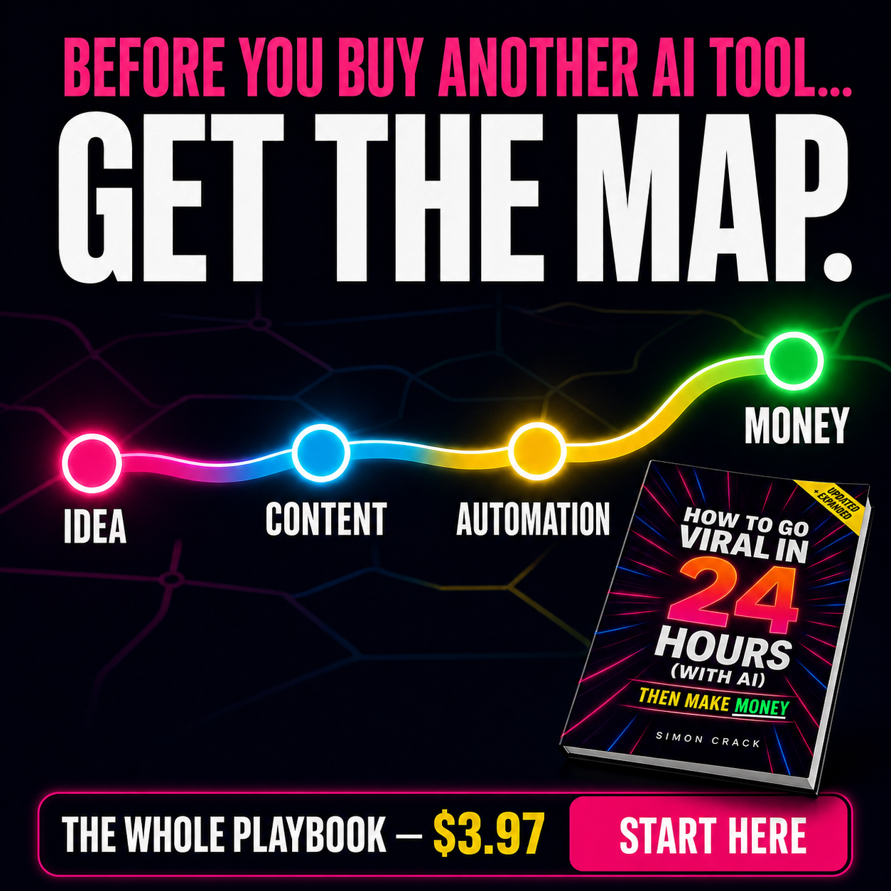 KlipZi Facebook ad: The Whole AI Content Playbook, $3.97