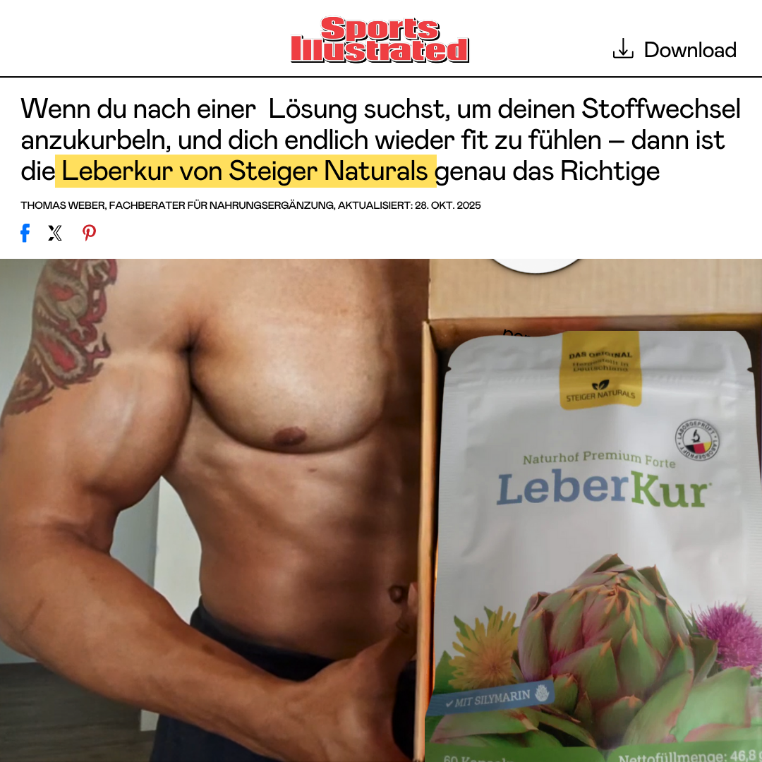 Deutsches Gesundheitsportal Facebook ad: #1 für eine saubere Leber & flachen Bauch