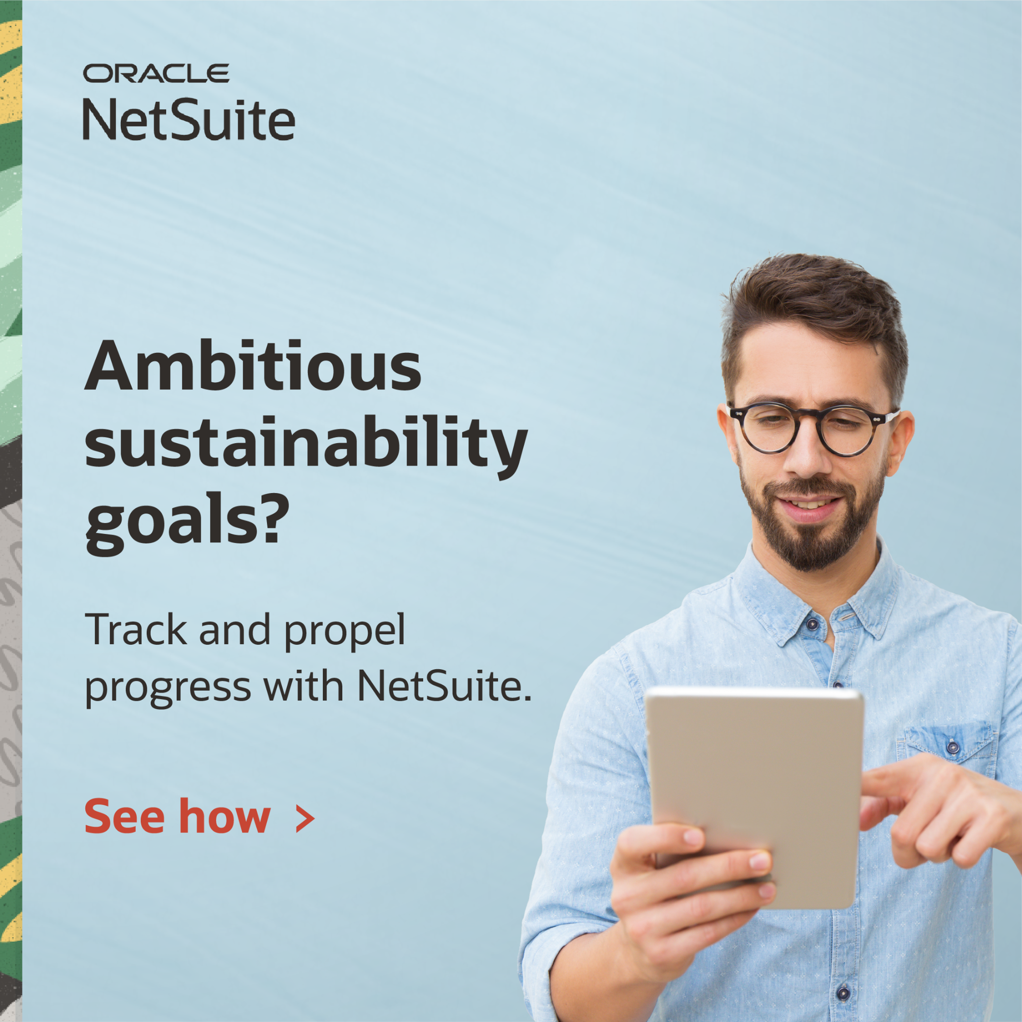 Oracle NetSuite Facebook ad