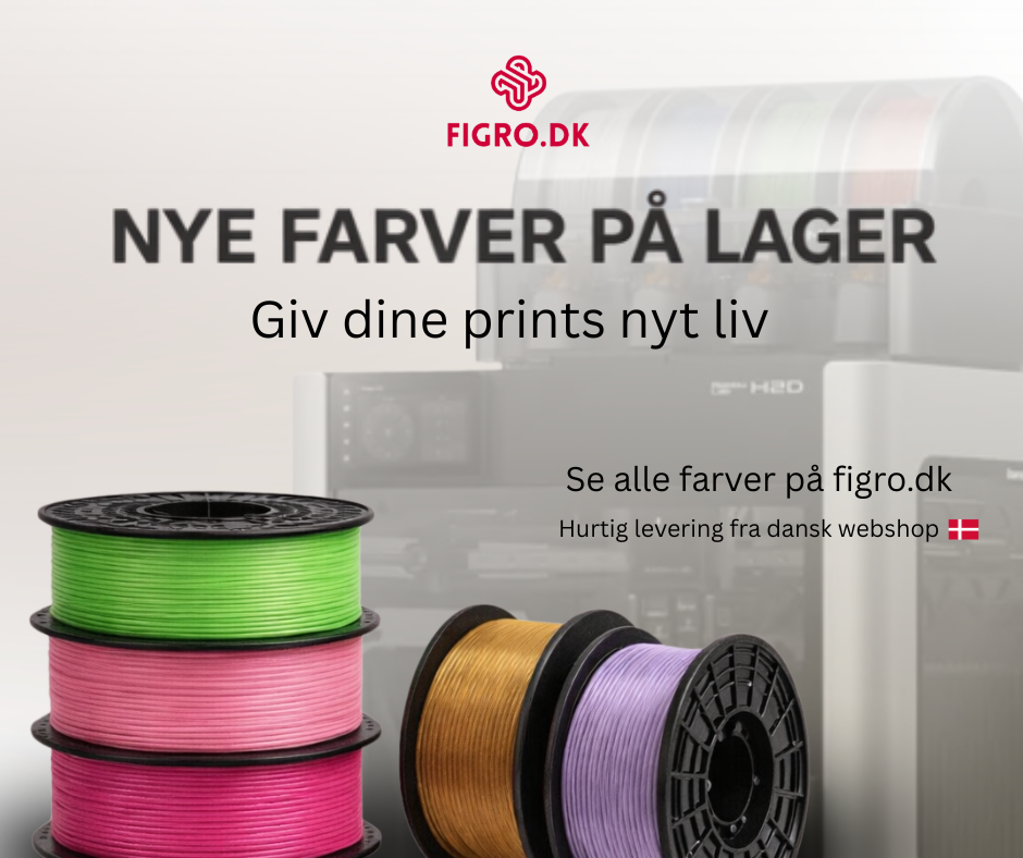 Figro.dk Facebook ad: Nye farver på lager