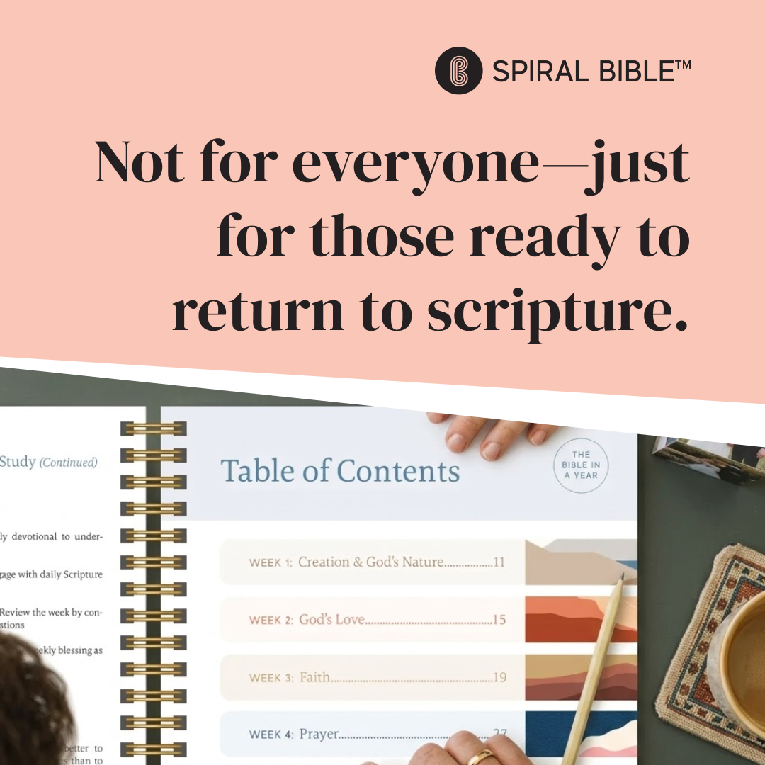 Spiral Bible Facebook ad
