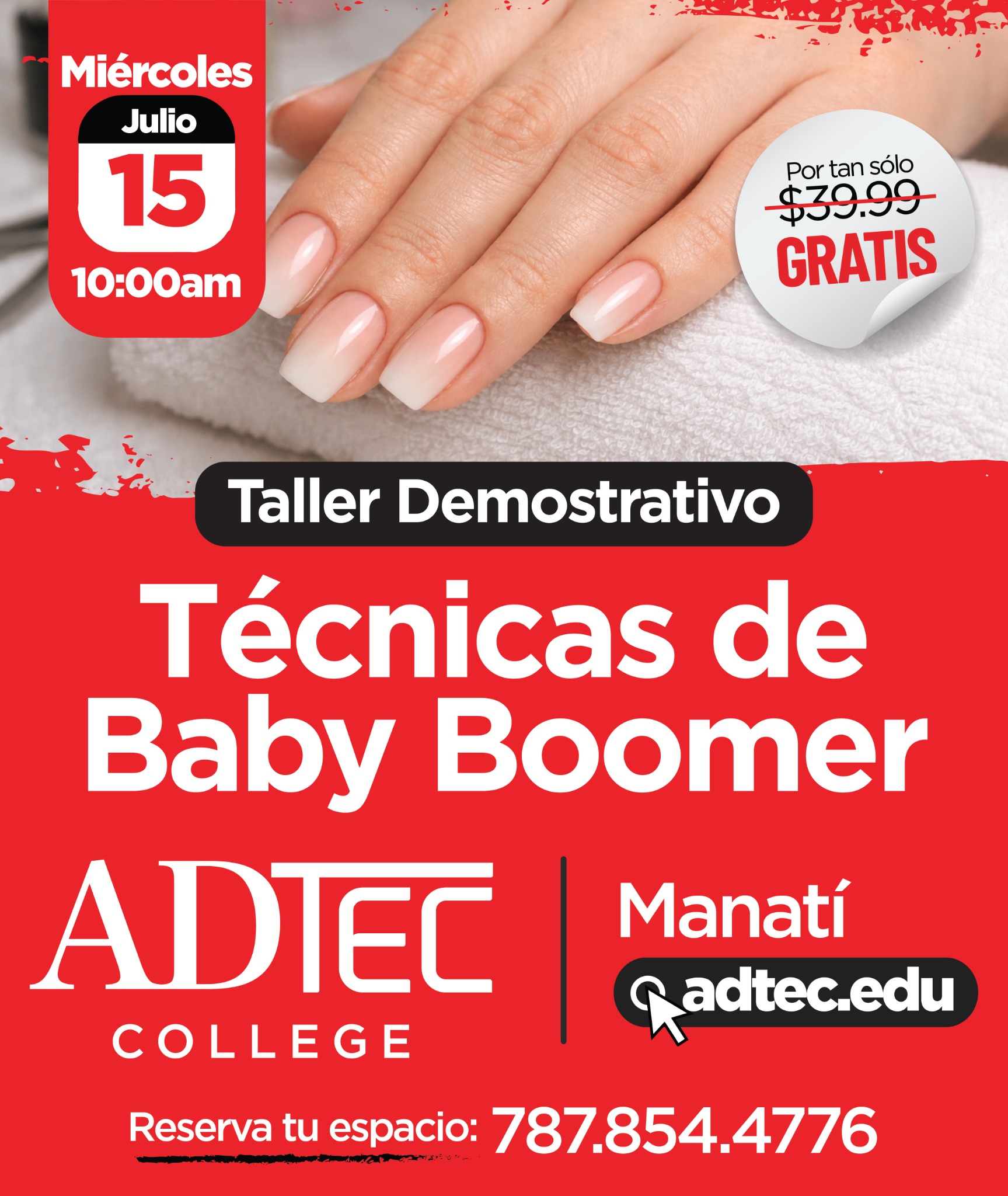Adtec College Facebook ad