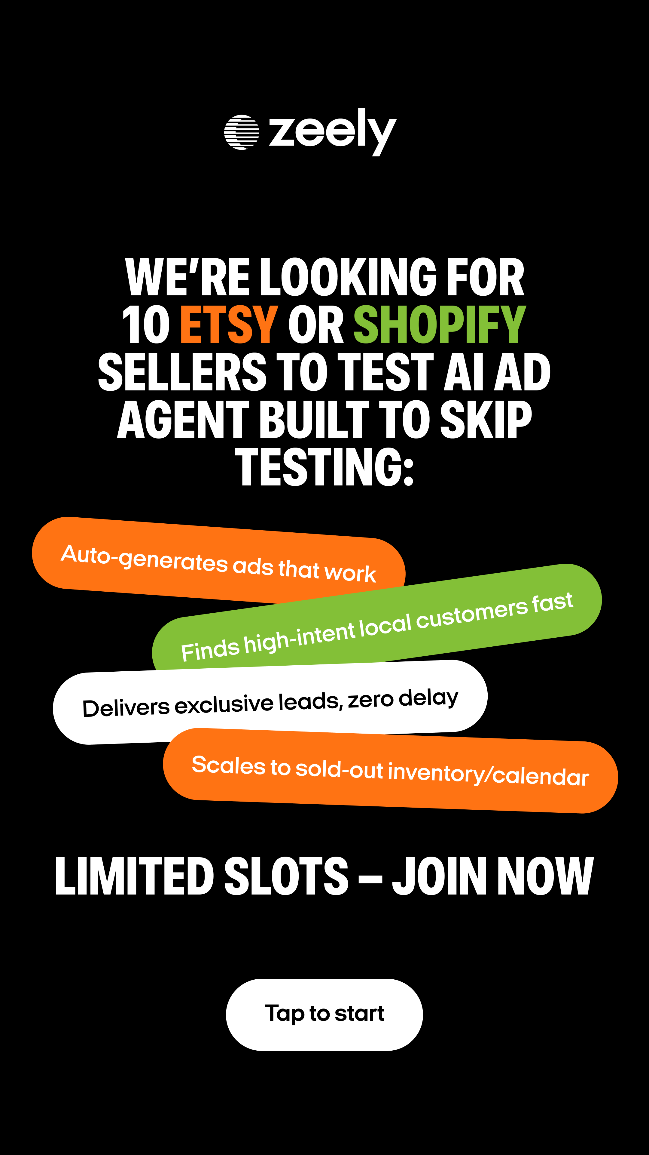 Zeely Facebook ad